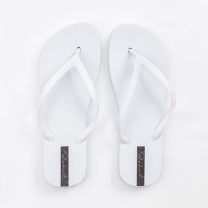 Product Front: Rio De Sol Tongs White Slim