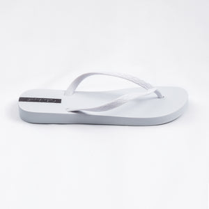 Image 03: Rio De Sol Tongs White Slim