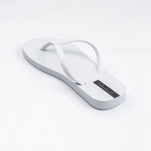 Image 04: Rio De Sol Tongs White Slim