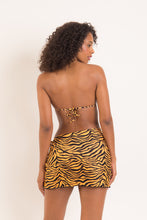 Charger l&#39;image dans la galerie, Model Back: Rio De Sol Jupe De Page Wild-Orange Skirt-Knot
