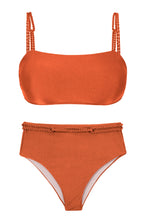Charger l&#39;image dans la galerie, Set Paprica Bandeau-Reto Hotpants
