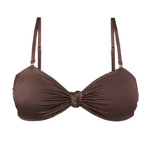 Charger l&#39;image dans la galerie, Top Shimmer-Coffee Bandeau-Joy
